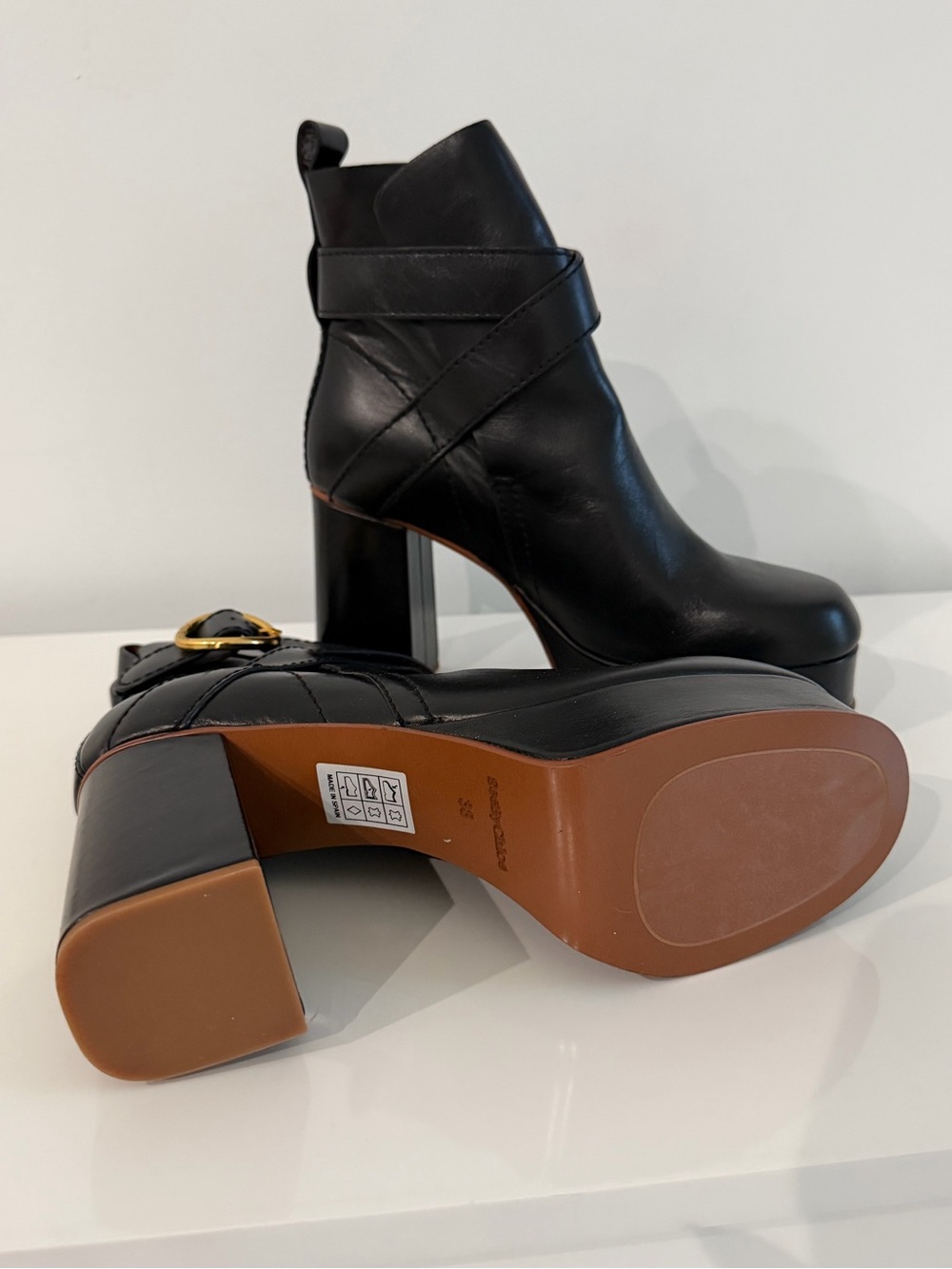 See By Chole Platform Ankle Boots - Picture 3 of 4